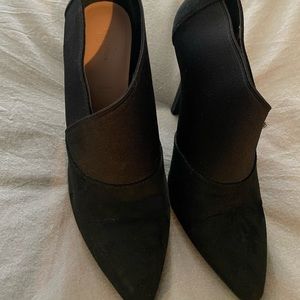 Black Heels Suede Tips
